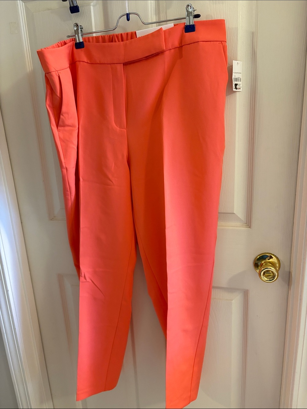 Cato Coral Cropped Tailored Pants